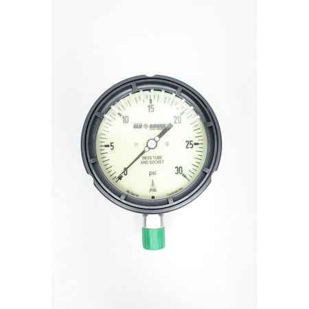 Mcdaniel Controls 4-1/2In 1/2In 0-30Psi Npt Pressure Gauge MPB/SCBG AB10919
